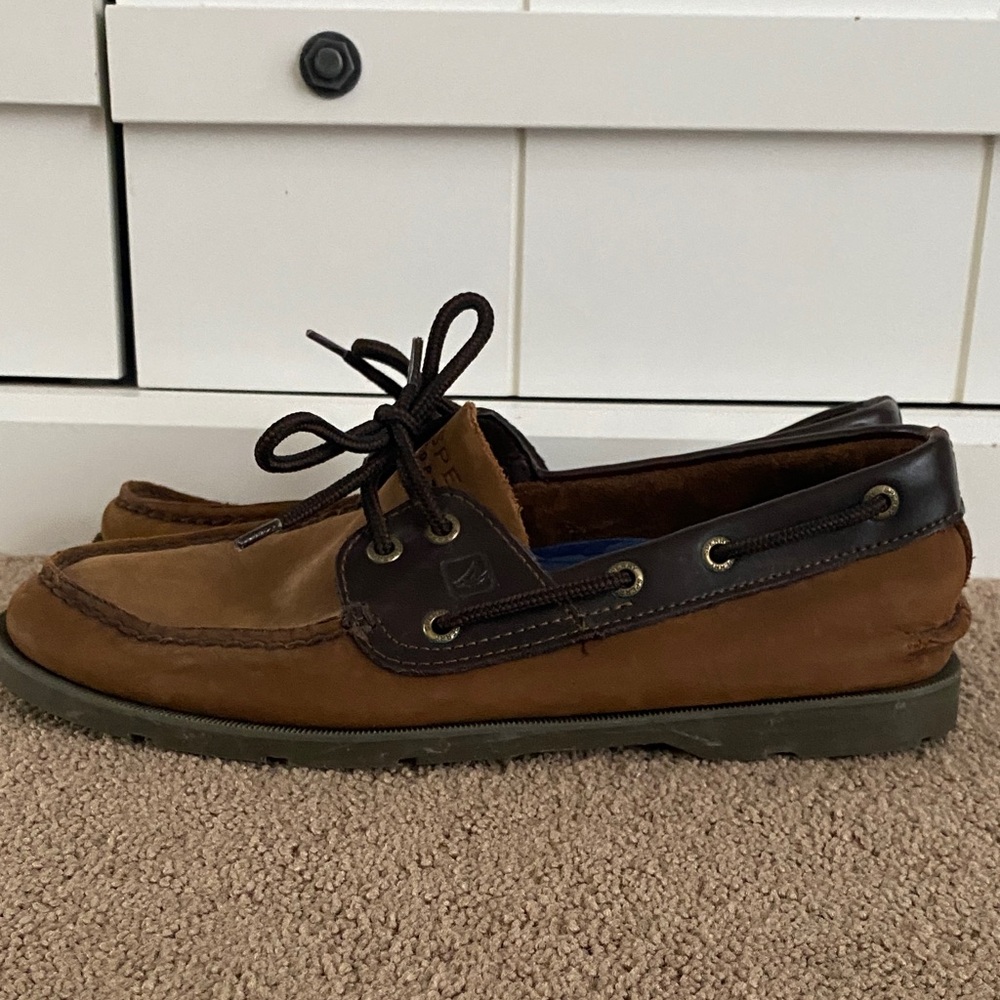Sperry Men's Two-Tone Leather Boat Shoes